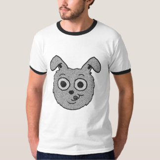 Cartoon Bunny Head T-Shirt