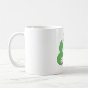 Cartoon bunny splash coffee mug