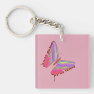 Cartoon Butterfly Keychain