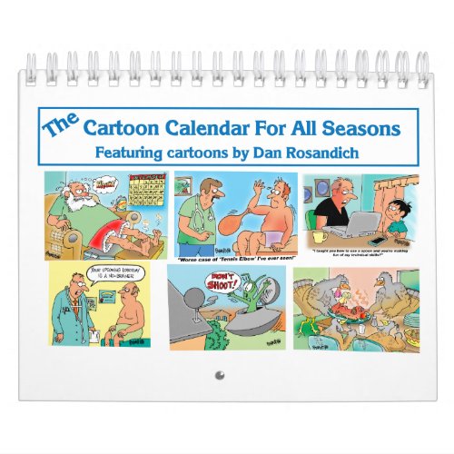 Cartoon Calendar For All Seasons