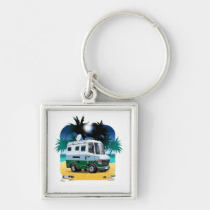 Cartoon Camper Keychain