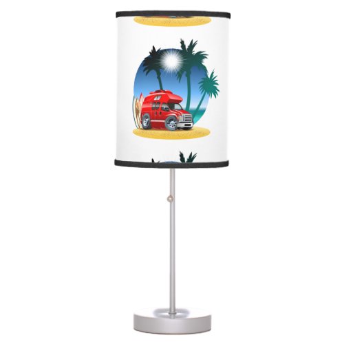 Cartoon Camper Table Lamp