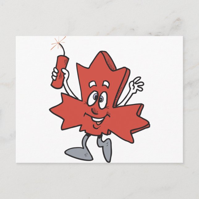 Cartoon Canada Postcard (Front)