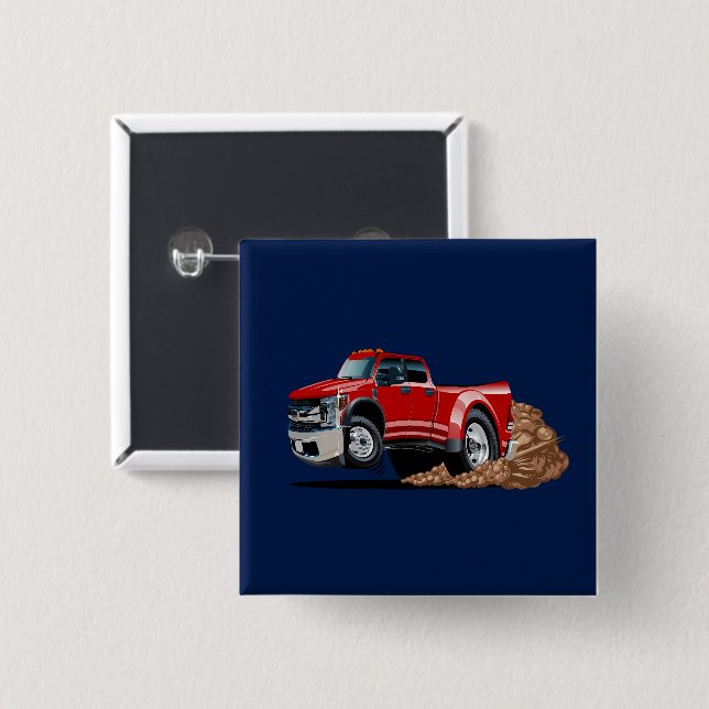Cartoon car button (Front & Back)