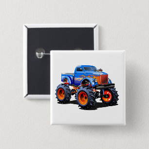 Cartoon car button