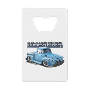 Cartoon car credit card bottle opener