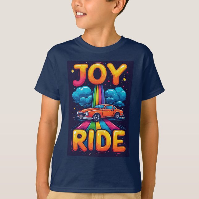 🌟 Cartoon Car Drivers Ready For Big Fun 🚙 T-Shirt (Front)