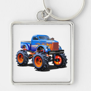 Cartoon car keychain