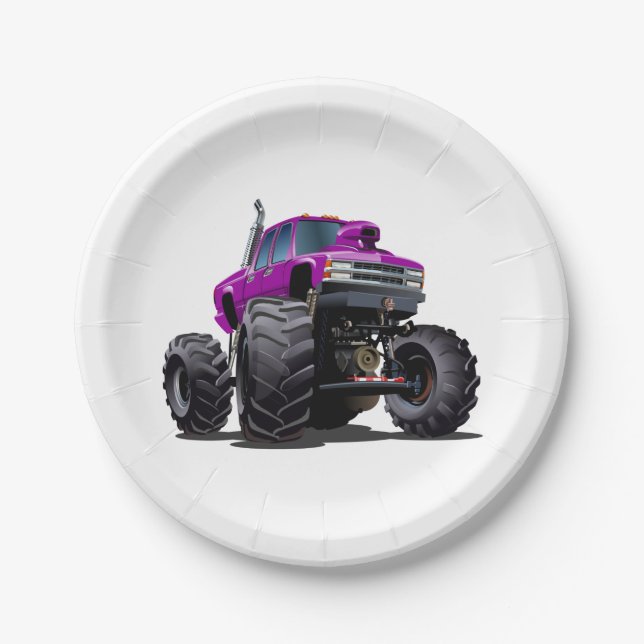 Cartoon car paper plates (Front)