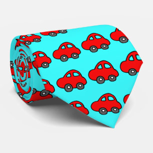 cartoon car red blue tie color change background