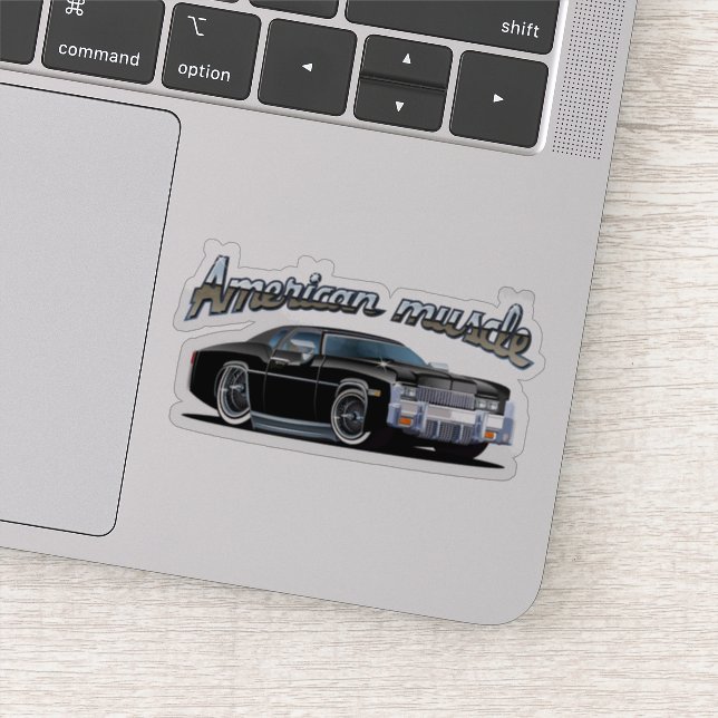Cartoon car sticker (Detail)