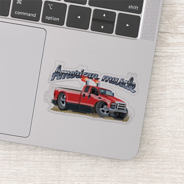 Cartoon car sticker (Detail)