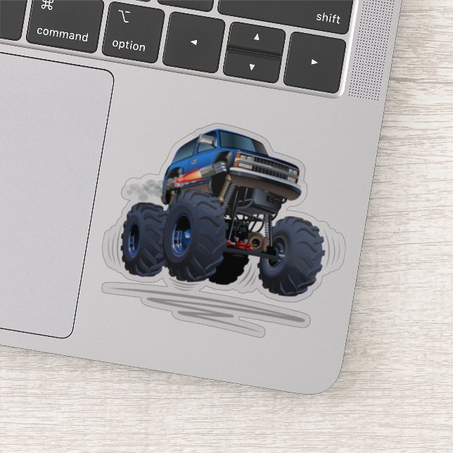 Cartoon car sticker (Detail)