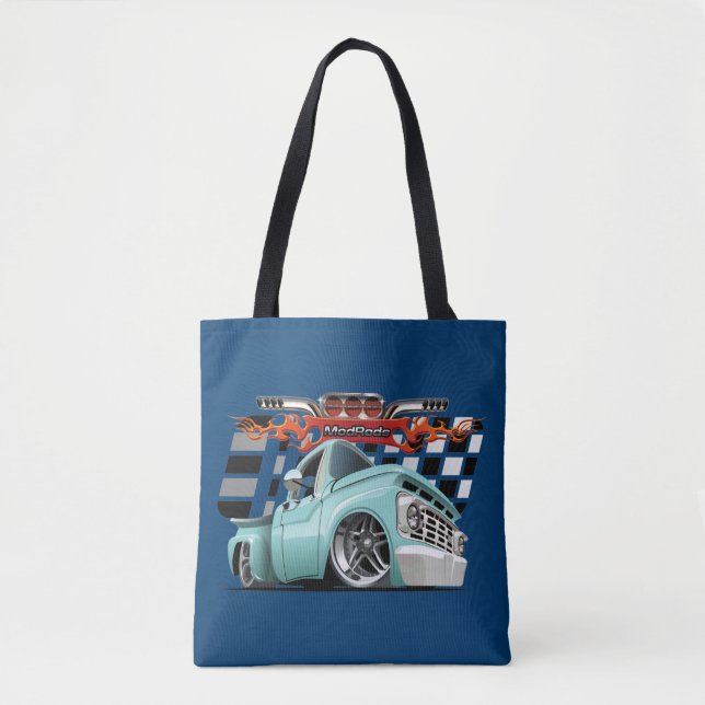 Cartoon car tote bag (Front)