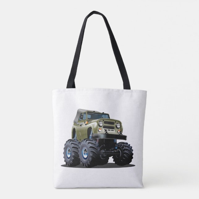Cartoon car tote bag (Back)