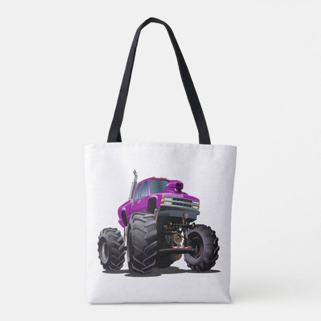 Cartoon car tote bag (Back)