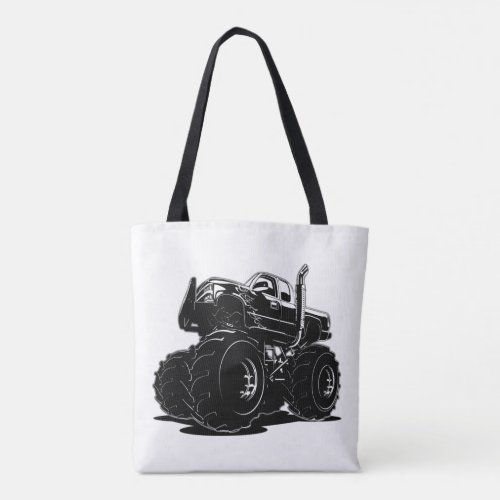 Cartoon car tote bag