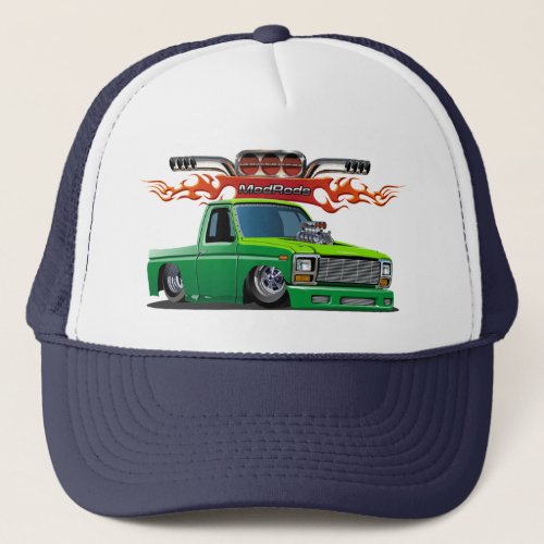 cartoon car trucker hat
