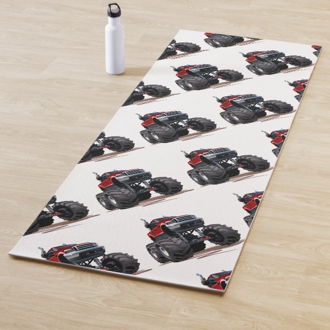 Cartoon car yoga mat (In Situ)