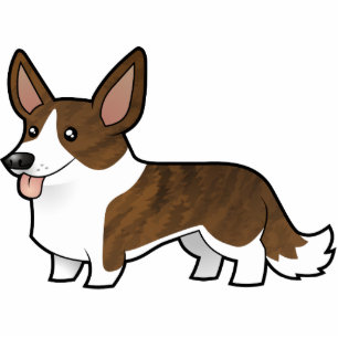 Cartoon Cardigan Welsh Corgi Statuette