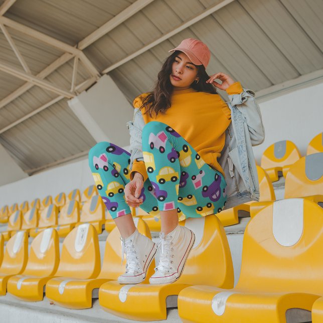Cartoon Cars Leggings (Creator Uploaded)