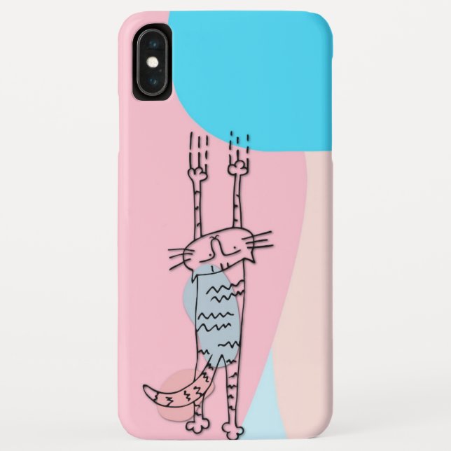 Cartoon Cat Case-Mate iPhone Case (Back)