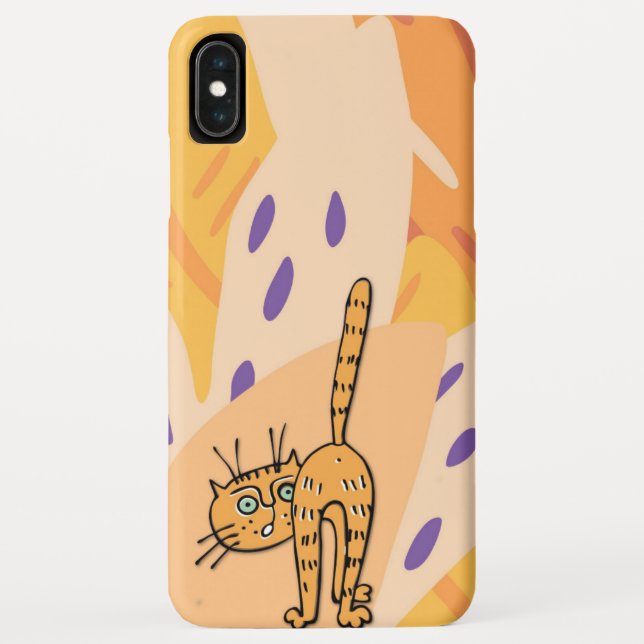 Cartoon Cat Case-Mate iPhone Case (Back)