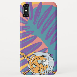 Cartoon Cat Case-Mate iPhone Case