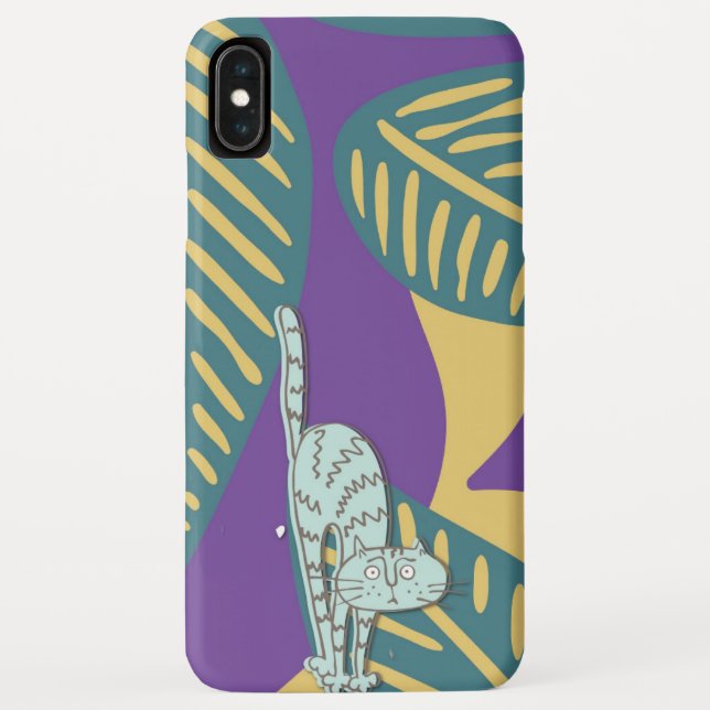 Cartoon Cat Case-Mate iPhone Case (Back)