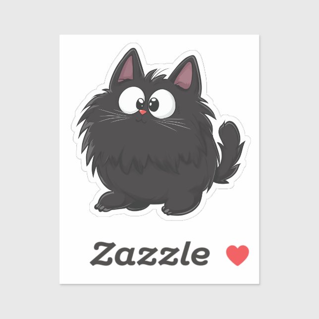 Cartoon cat sticker (Sheet)