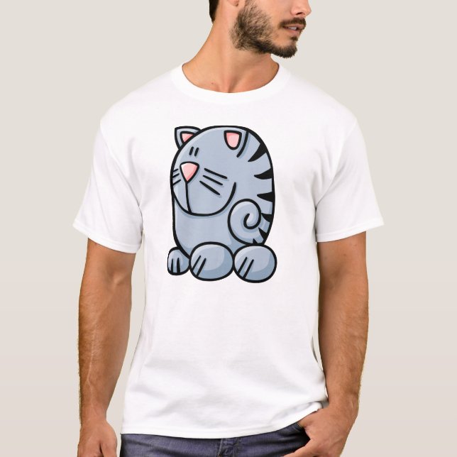 Cartoon Cat T-Shirt (Front)
