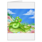 Cartoon Caterpillar in Meadow (Front)