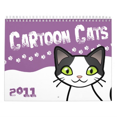 Cartoon Cats 2011 design your own Calendar