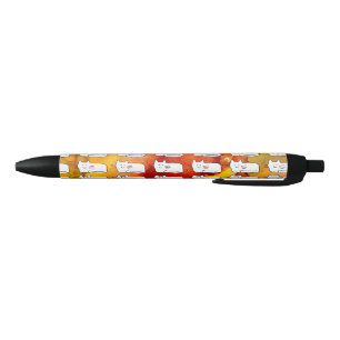 Cartoon Cats Doodle Line Drawing Pen