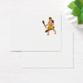 Cartoon Caveman Holding Club (Desk)