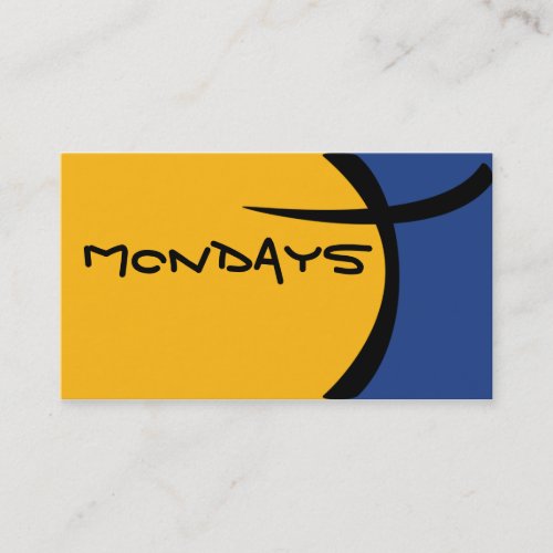 Cartoon Cell - Blue and Yellow Business Card Templates