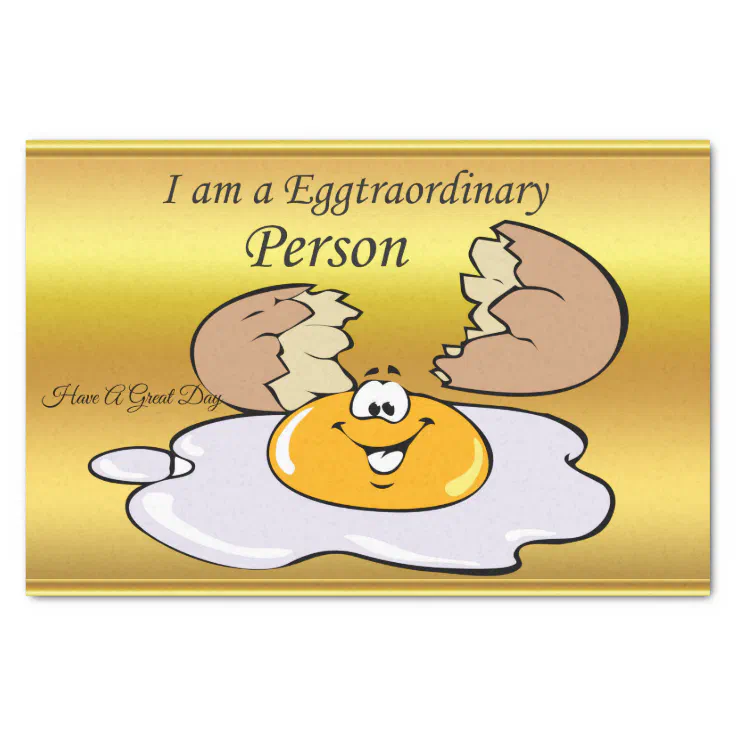 cartoon character fried egg with big smile tissue paper | Zazzle cartoon character fried egg with big smile tissue paper | Zazzle
