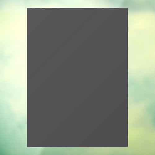 Cartoon character in a grey suit and pink bowtie window cling