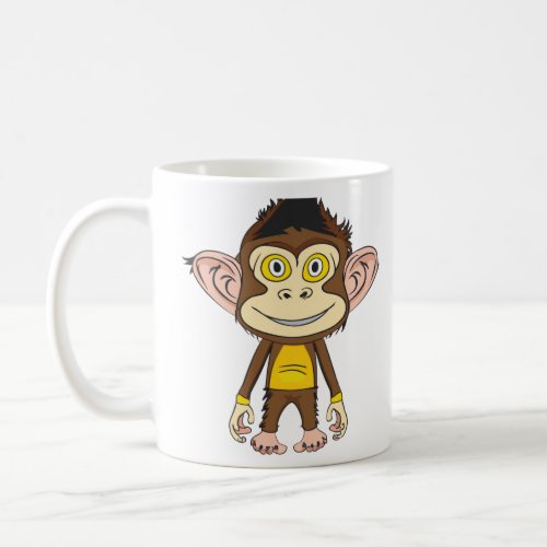 Cartoon Character Monkey  Coffee Mug
