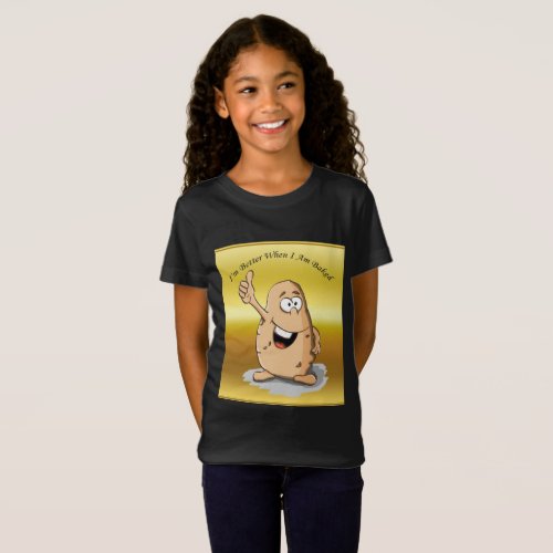 cartoon character potato with big eyes 2 T_Shirt