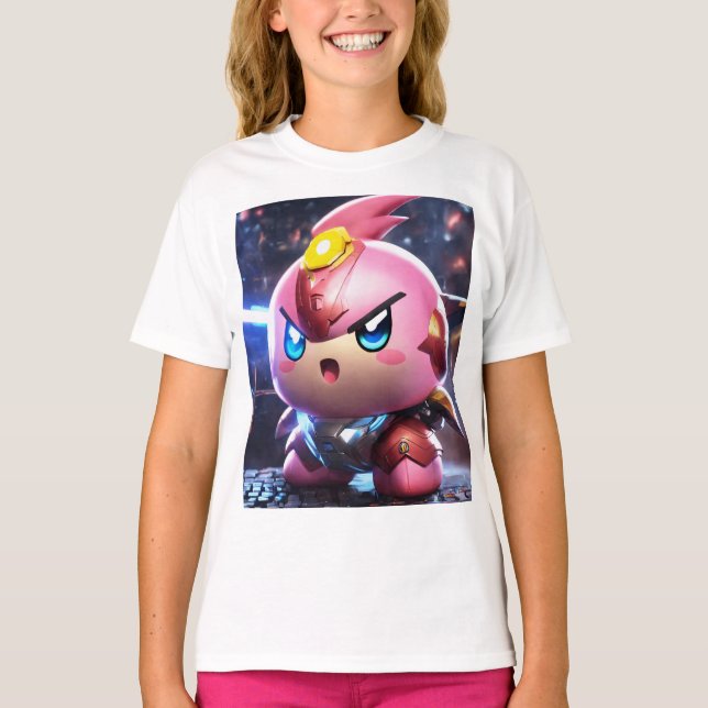 cartoon character printed  t shirt for kids (Front)