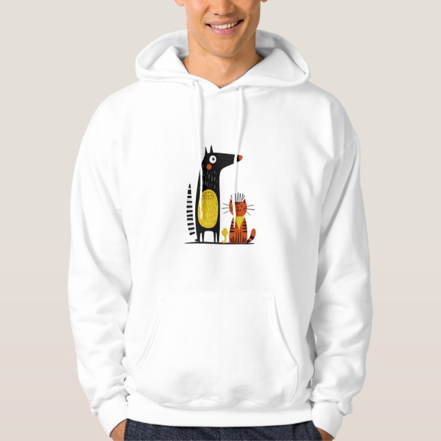 Cartoon Characters:* Hoodie (Front)