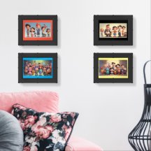 Cartoon characters wall art 