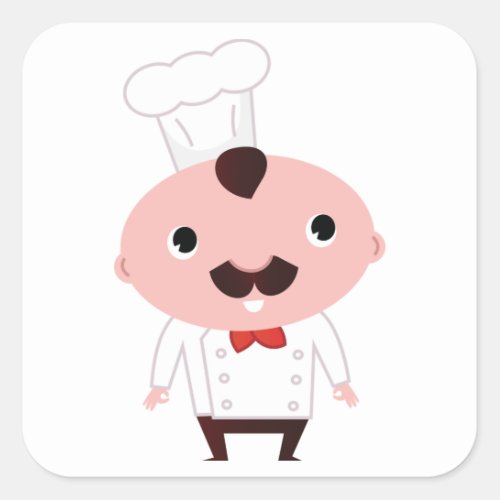 Cartoon Chef Stickers