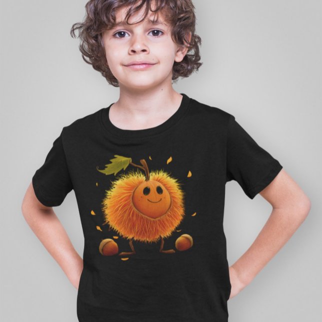 Cartoon Chestnut - Furry Fruit Cartoon Character T-Shirt (Creator Uploaded)