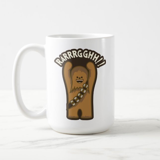 Cartoon Chewbacca - Rarrrgghh!! Coffee Mug (Left)