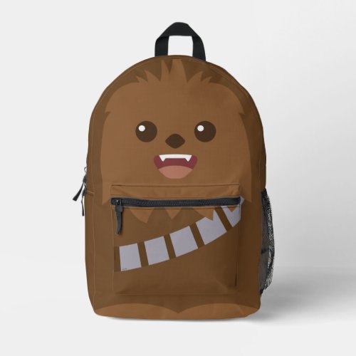 Cartoon Chewbacca _ Rarrrgghh Printed Backpack