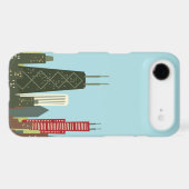 Cartoon Chicago Case-Mate iPhone Case (Back (Horizontal))