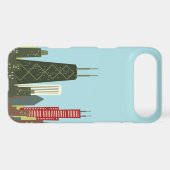 Cartoon Chicago Case-Mate iPhone Case (Back (Horizontal))