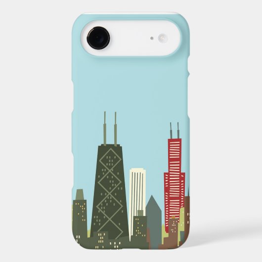 Cartoon Chicago Case-Mate iPhone Case (Back)